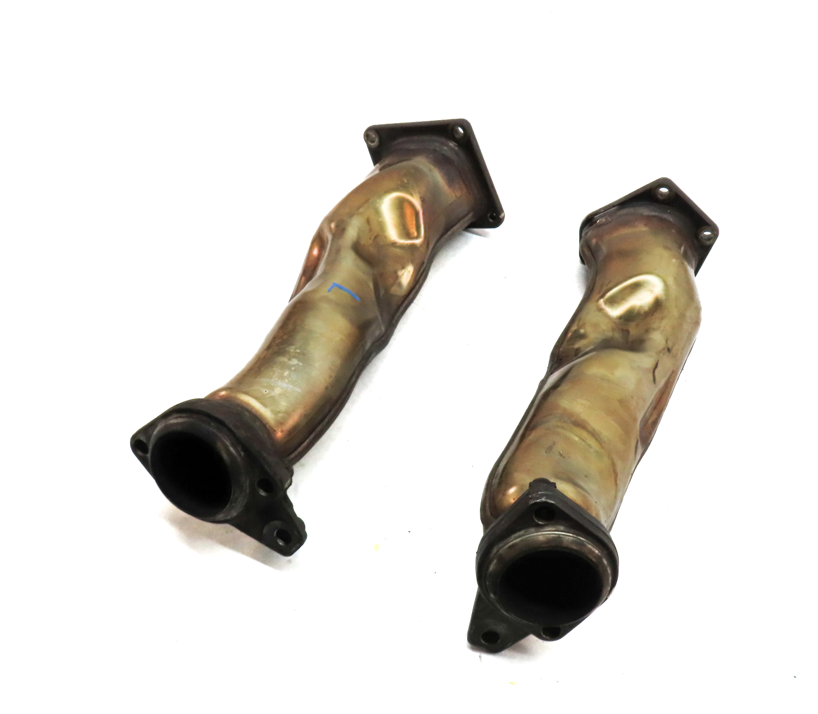 2013 MERCEDES GL450 (X166) 4.6L (278.928) ENGINE TURBOCHARGER EXHAUST PIPE SET/2 — exact item pictured